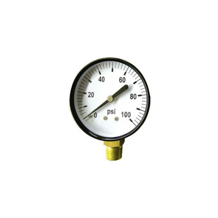 SG1004PK1 Standard Dry Pressure Gauge, 4 in Dial, 100 psi
