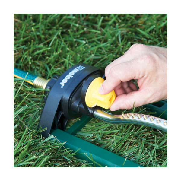 Easygrow Oscillating Sprinkler, Melnor, 3400 sq-ft, ABS/Brass/Metal - 3
