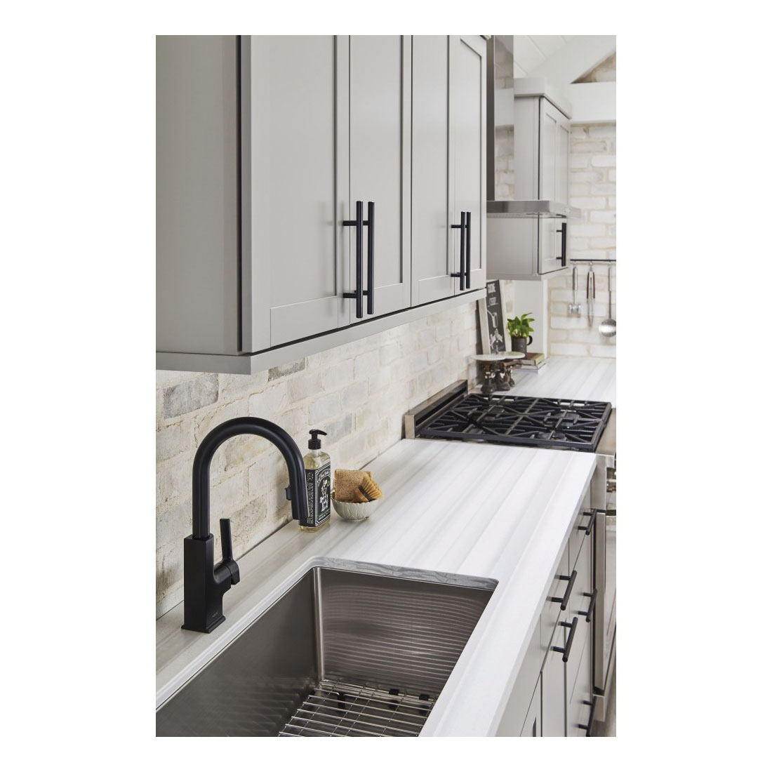 Elements Naples Series 136SN Cabinet Pull, 5-3/8 in L Handle, 1-3/8 in Projection, Steel, Satin Nickel