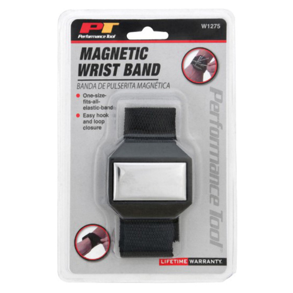 Wrist Band, Performance Tool, Magnetic, Black - 2