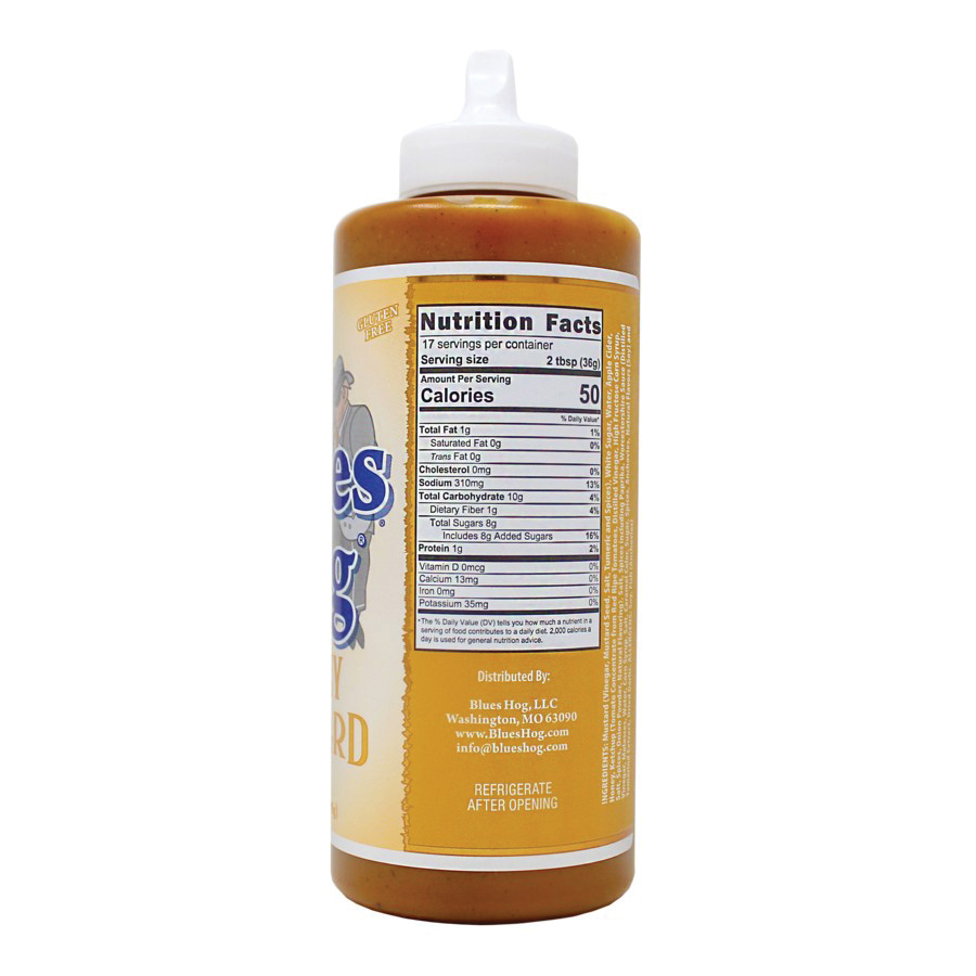 Blues Hog 70310 Honey Mustard Sauce, 21 oz Bottle