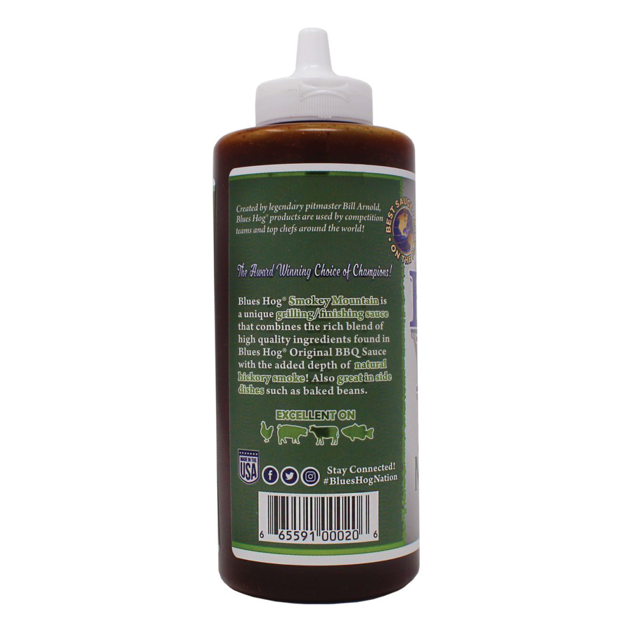 Blues Hog 70410 Smokey Mountain BBQ Sauce, 24 oz Bottle - 2