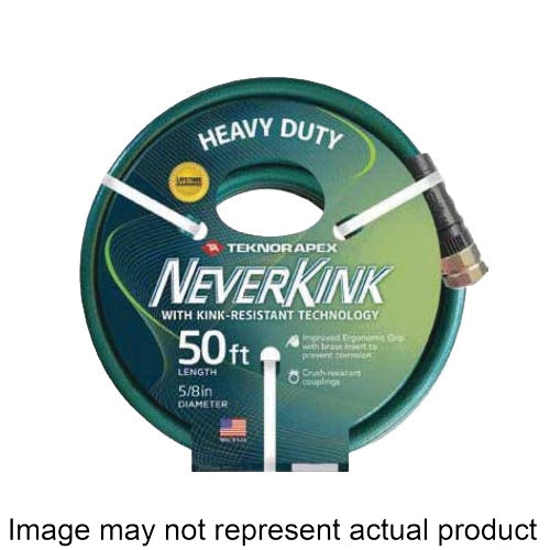 8617-100 Heavy-Duty Garden Hose, 5/8 in, 100 ft L, Vinyl, Green