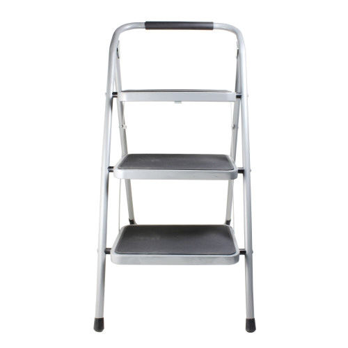 Helping Hand FQ93000 Folding Step Stool with Grip Handle, 3-Step, 200 lb, Steel