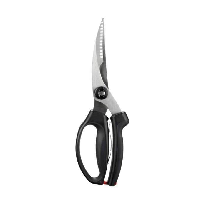 1072292 Poultry Shears, Stainless Steel Blade, Plastic Handle, Black, 9-1/2 in OAL