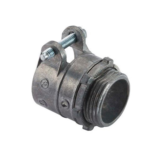 20421 Squeeze Connector, 1/2 in, Zinc-Plated