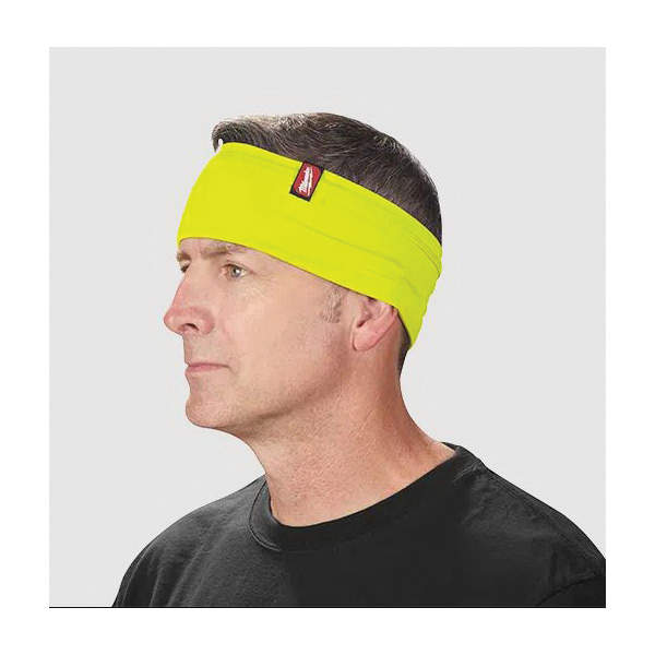 Milwaukee 423HV Neck Gaiter, High-Visibility, Multi-Functional, One-Size, Polyester/Spandex, Yellow