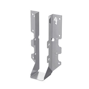 LUS Series LUS28SS Double-Shear Joist Hanger, 6-5/8 in H, 1-9/16 in W, 2 x 8 in, Stainless Steel