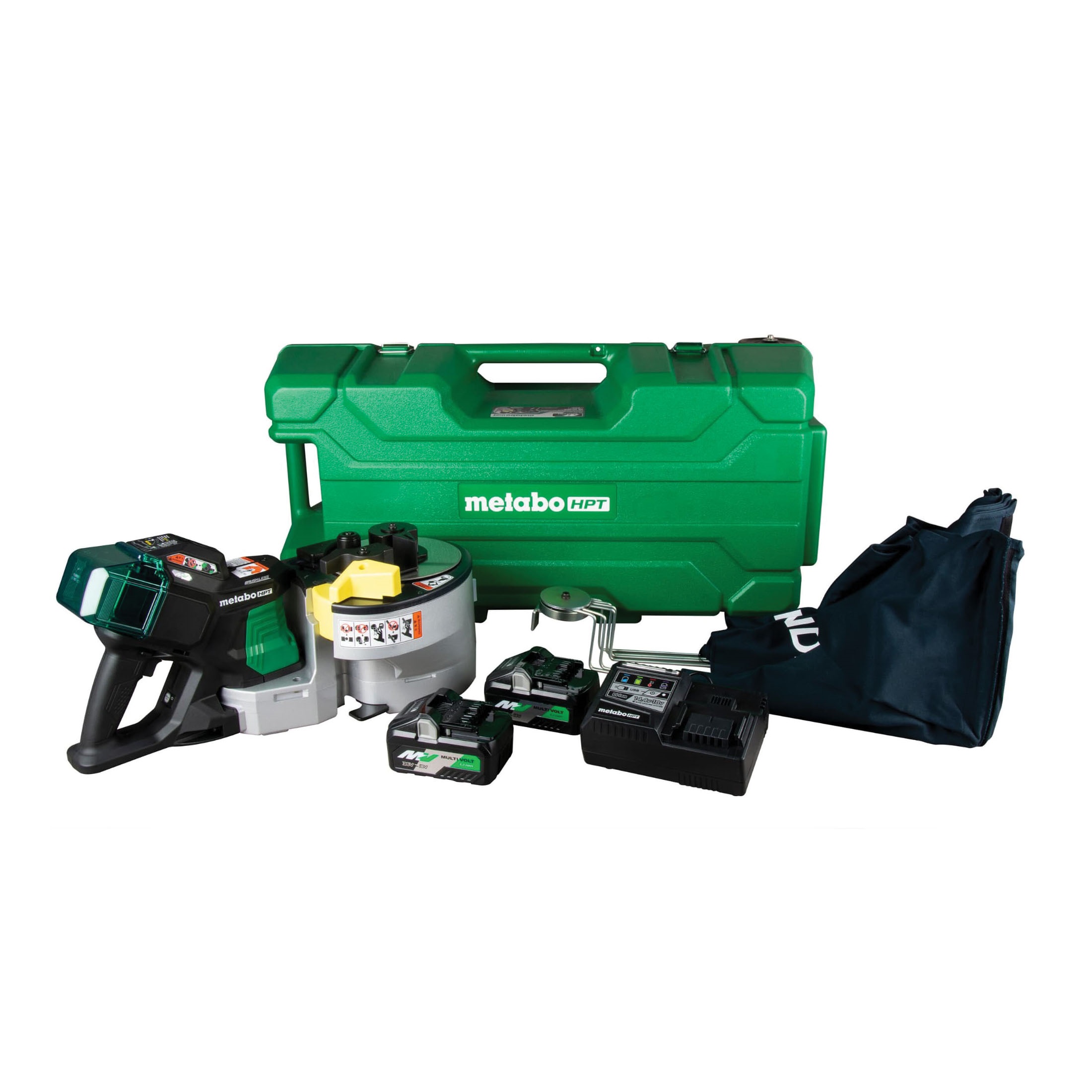 Metabo HPT VB3616DAM Rebar Bender/Cutter, 180 deg Bend, 20-1/2 in OAL, Steel Blade - 2