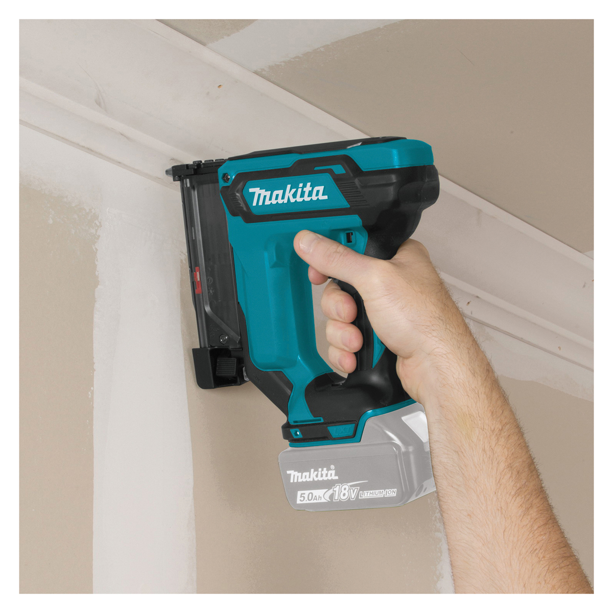 Cordless 23Ga Pin Nailer, Makita, 18V LXT, Shoots 5/8 in to 1-3/8 in 23 Gauge Micro Pins, Tool Only - 3