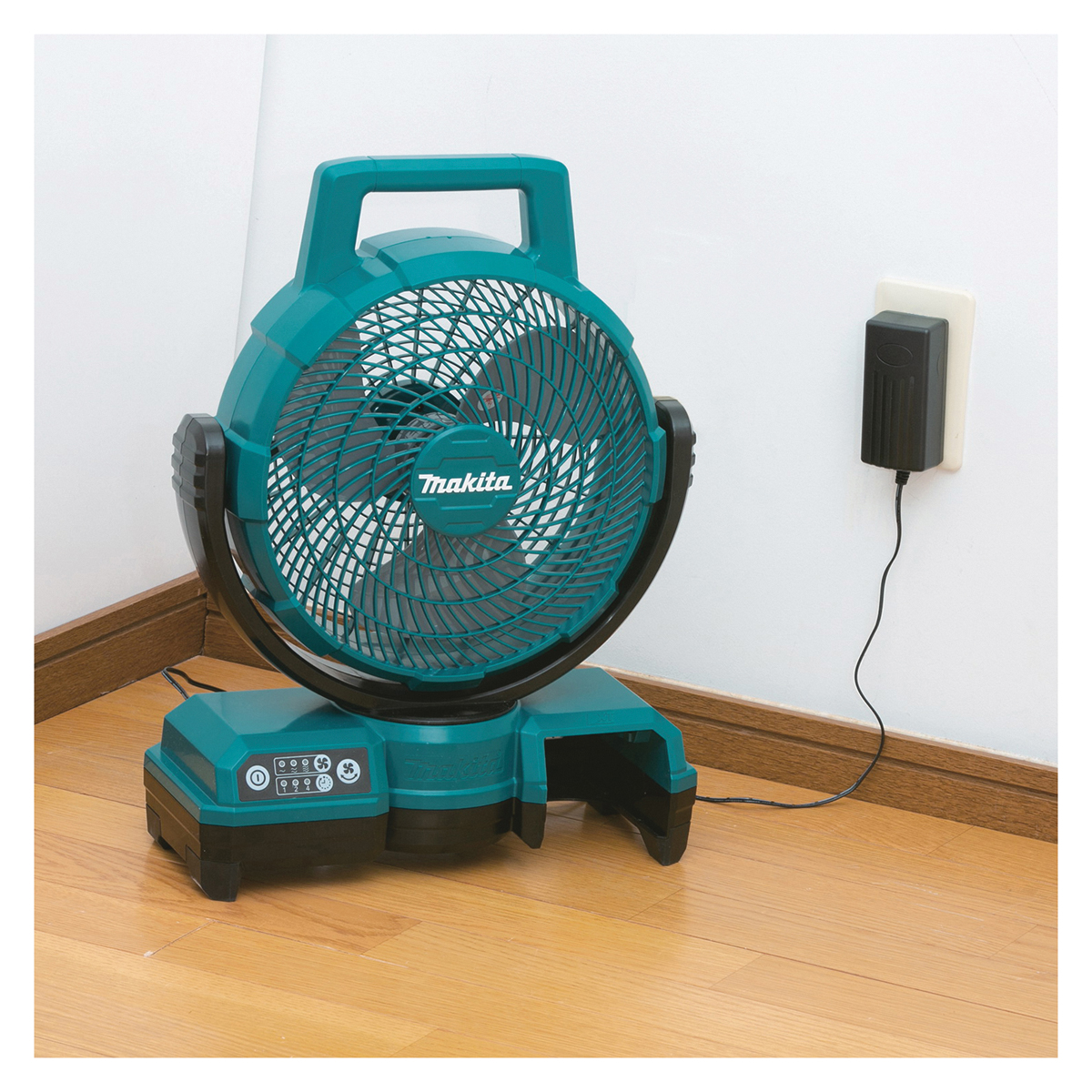 Makita DCF203Z Fan, Tool Only, 18 V, 290 cfm Air, 3-Speed, Includes: TE00000170 AC Adapter