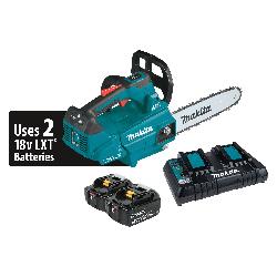XCU08PT Chainsaw Kit, Battery Included, 5 Ah, 18 V, Lithium-Ion, 14 in L Bar, 3/8 in Pitch, Soft-Grip Handle