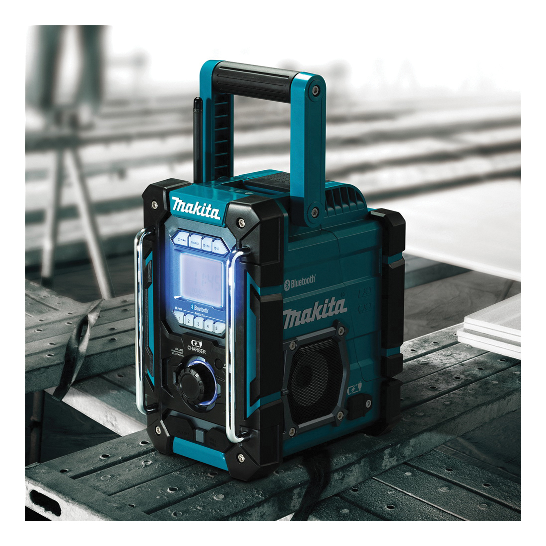 XRM10 Job Site Charger/Radio, Tool Only, 12/14 V, 5 Ah, Bluetooth, Includes: AC Adapter, Radio