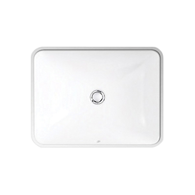 Kohler Caxton Series K-20000-0 Undermount Bathroom Sink, Rectangular Basin, 15-11/16 in OAW, 7-5/16 in OAH, White - 2