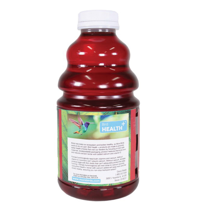 More Birds BIRD HEALTH+ 701 Nectar, Concentrated, Red, 32 oz - 2
