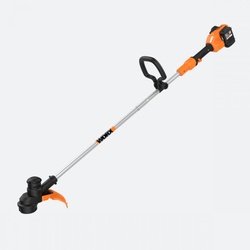 WG183 Cordless String Trimmer, Battery Included, 2 Ah, 40 V, 0.065 in Dia Line, Adjustable, Auxiliary Handle