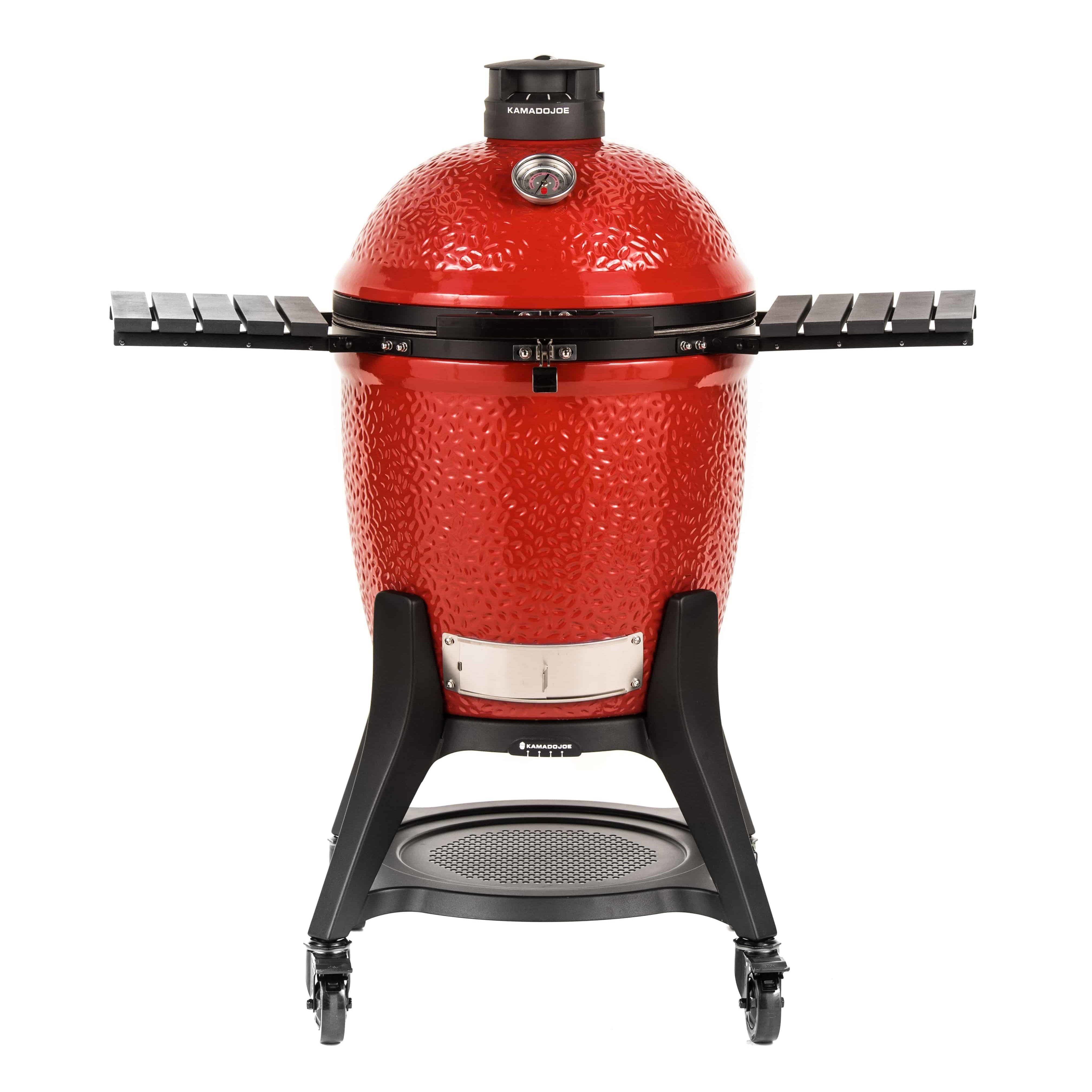 Classic III KJ15040921 Charcoal Grill, Red, Side Shelf Included: Yes, Ceramic Body