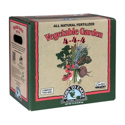 Down To Earth 15854 Vegetable Garden Fertilizer, 15 lb, Box, 4-4-4 N-P-K Ratio
