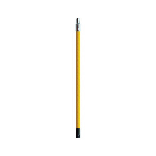 Premier 84004 Single Piece Extension Pole, 15/16 in Dia, 48 in L, Fiberglass, Yellow
