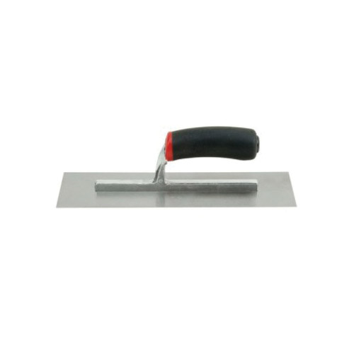 09960 Finishing Trowel, 12 in L Blade, 4 in W Blade, Cast Aluminum/HCS Blade, Contoured, Ergonomic Handle