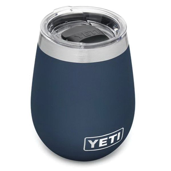 YETI Rambler 10 oz. Navy BPA Free Wine Tumbler with MagSlider Lid - 1