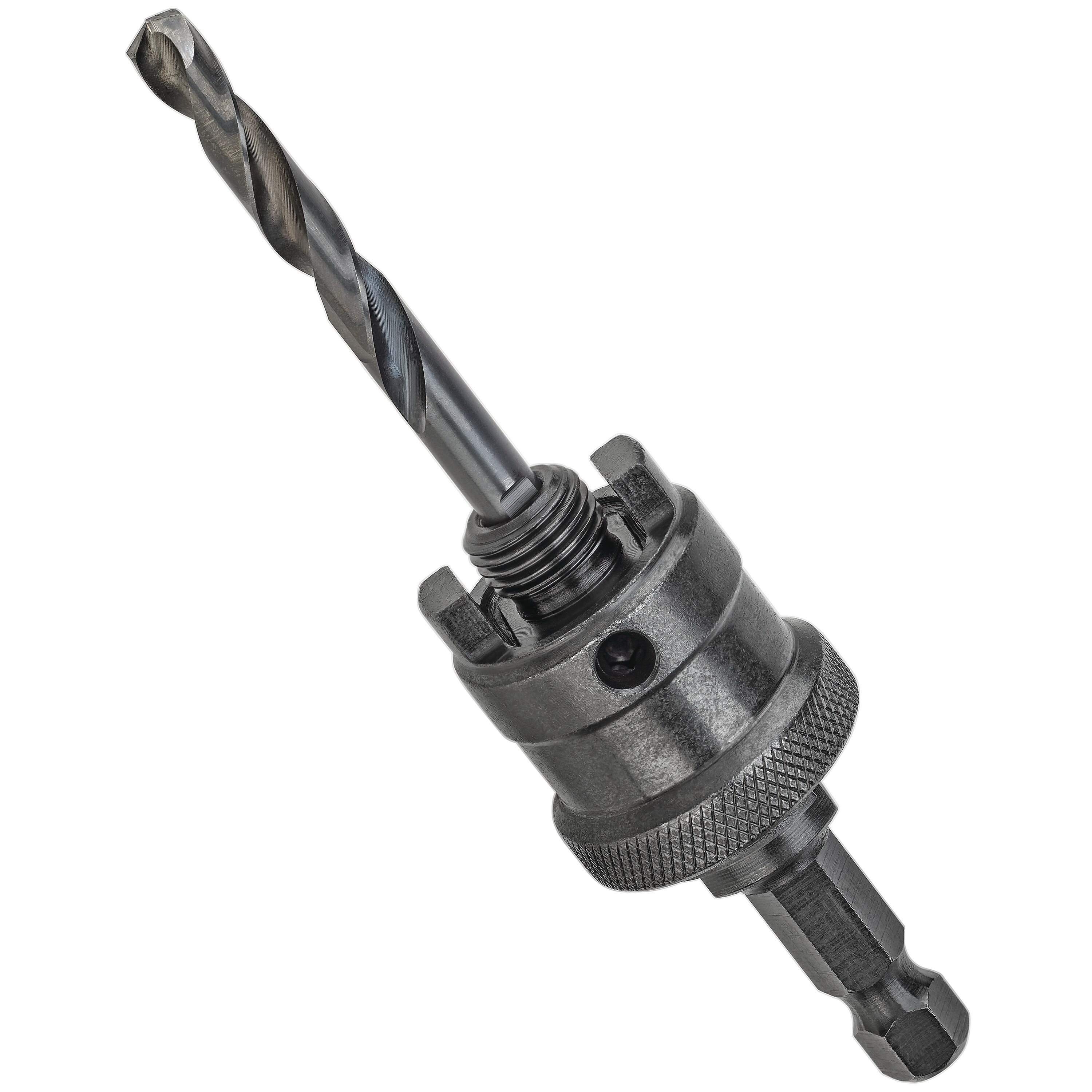 DEWALT DAH9382PBM Hole Saw Arbor, 1/2-20 Thread, 3/8 in Shank, Hex Shank - 2