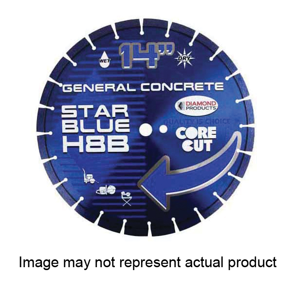 Star Blue 92398 High-Speed Blade, 12 in Dia, Universal Arbor, High-Speed Diamond Cutting Edge
