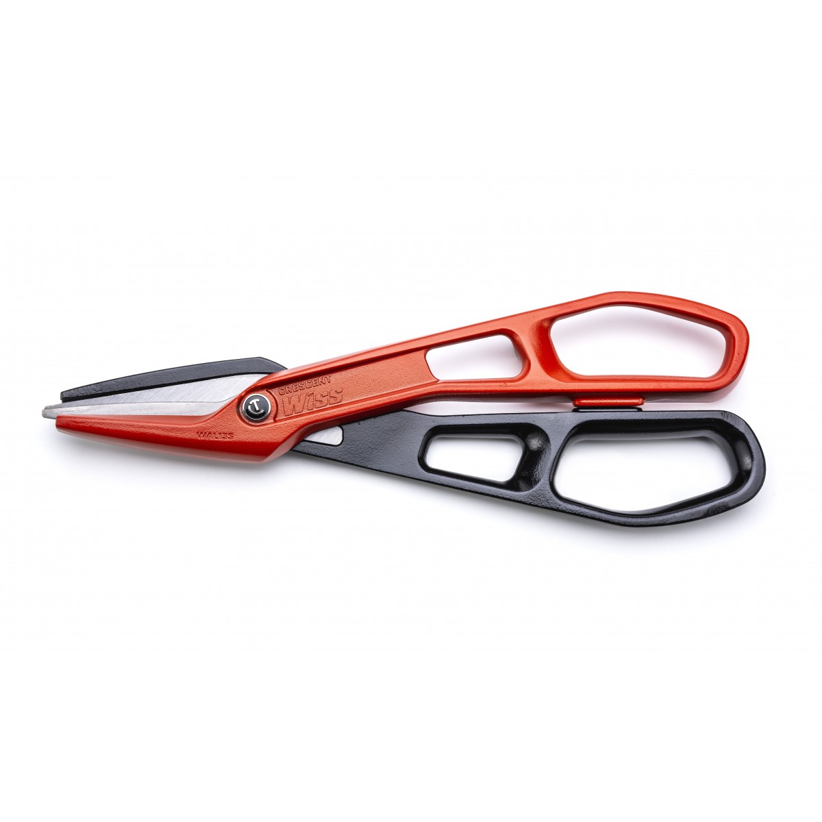 Crescent Wiss Lightweight Tinner Snip, Crescent Nicholson, 3 in L Cut, Straight Cut, Steel Blade - 1