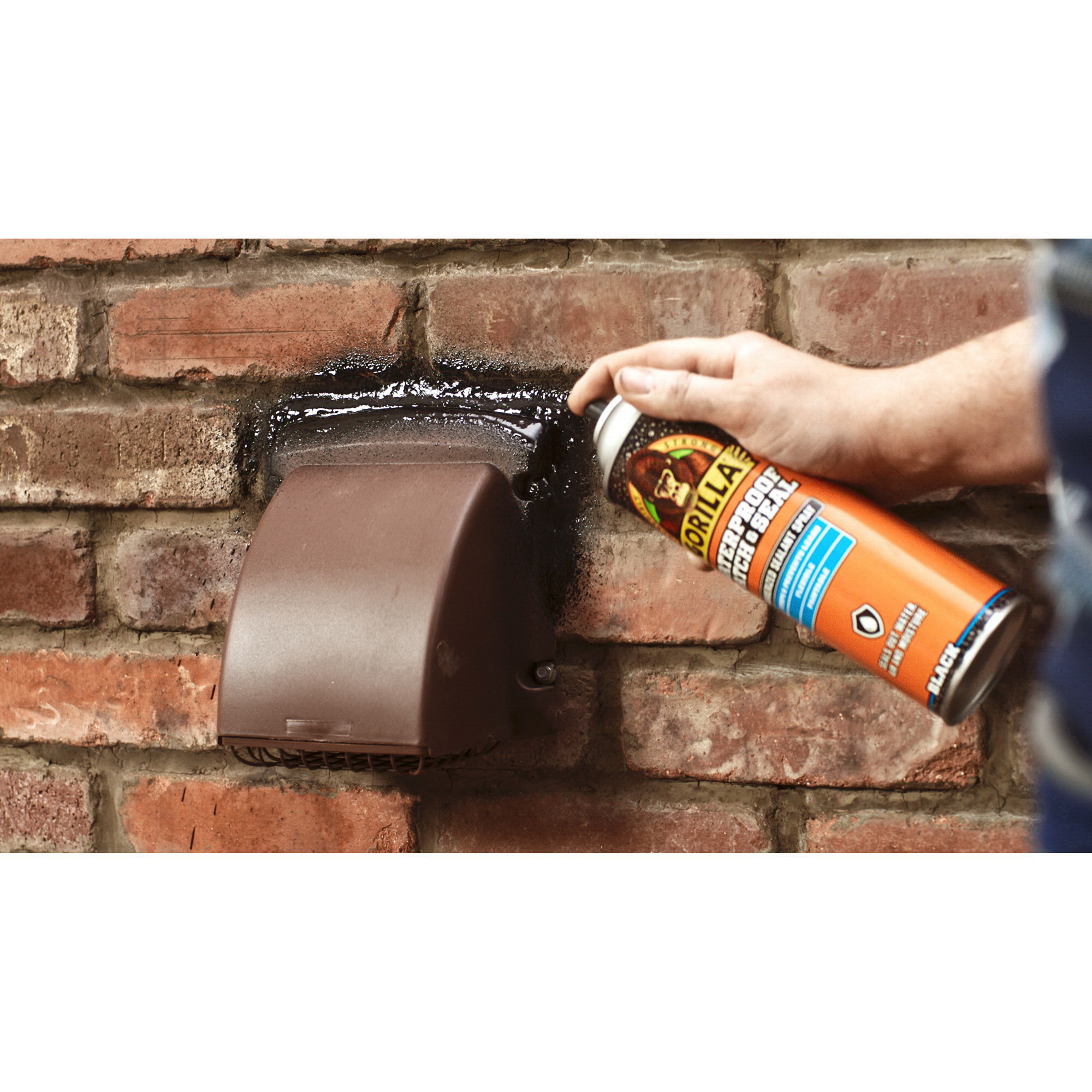Gorilla 104052 Rubberized Spray Coating, Waterproof, Black, 16 oz, Can