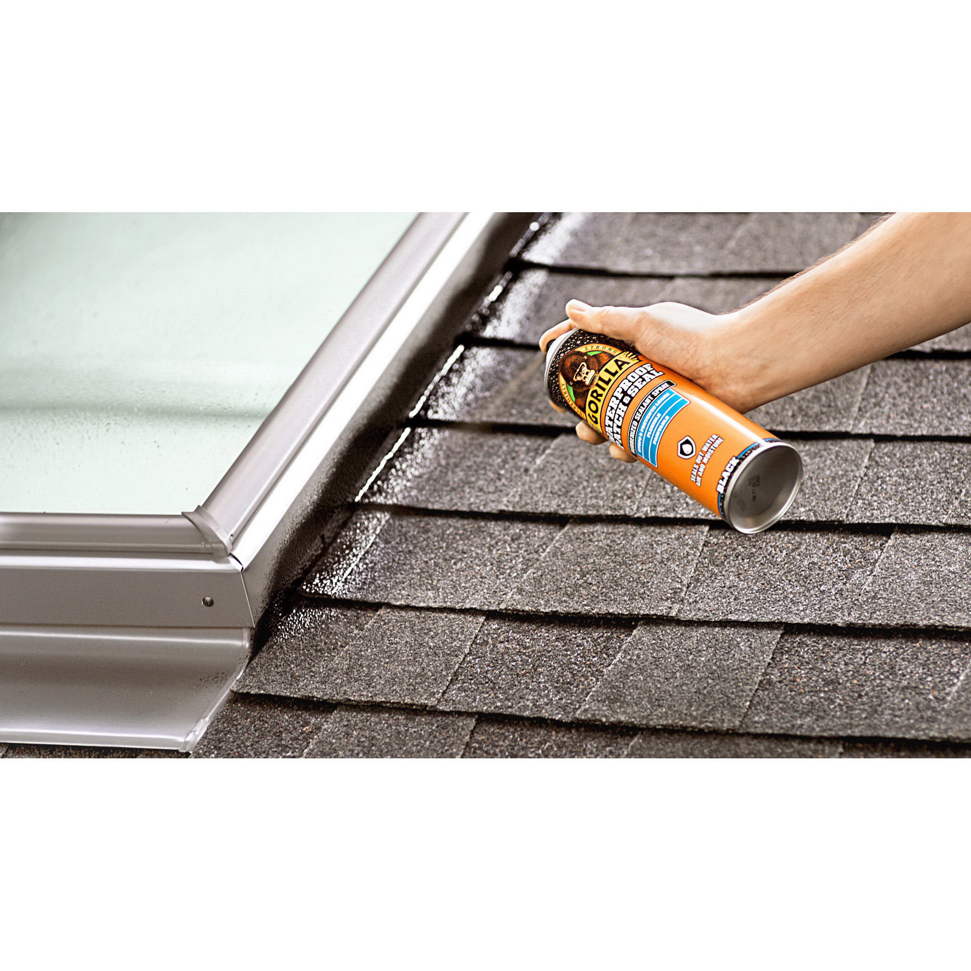 Gorilla 104052 Rubberized Spray Coating, Waterproof, Black, 16 oz, Can