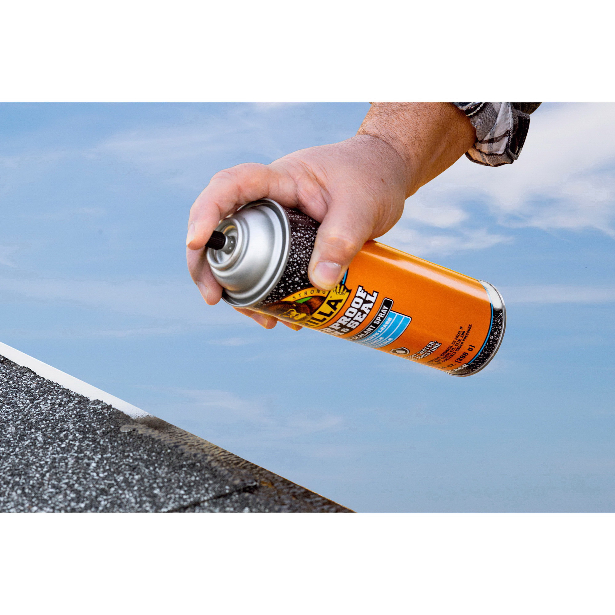 Gorilla 104052 Rubberized Spray Coating, Waterproof, Black, 16 oz, Can