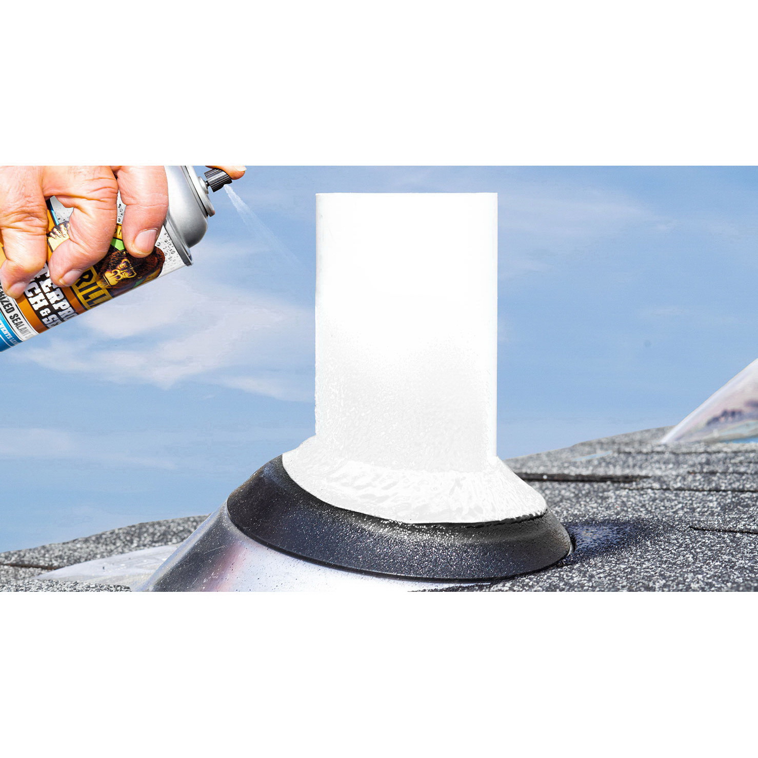 Gorilla 104054 Rubberized Spray Coating, Waterproof, White, 14 oz, Can