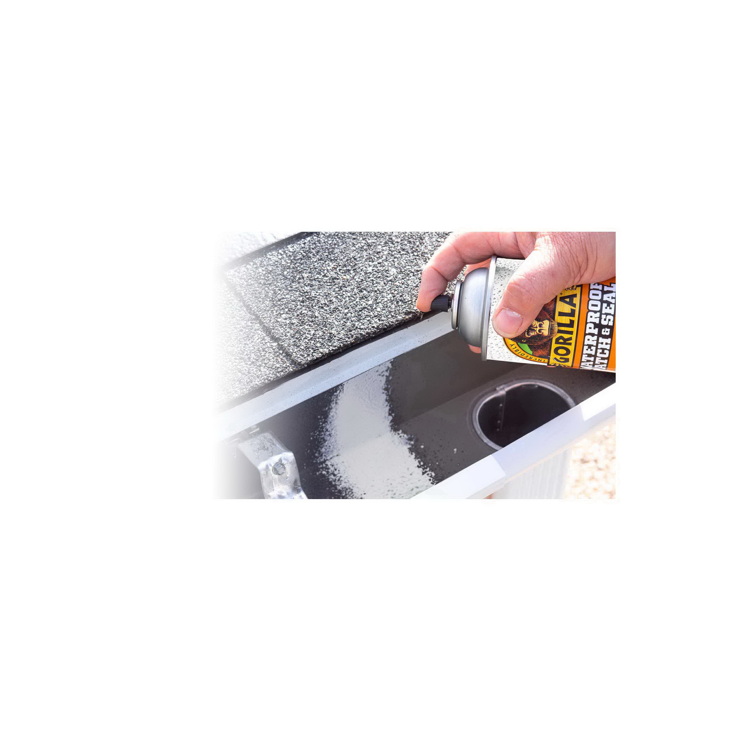 Gorilla 104054 Rubberized Spray Coating, Waterproof, White, 14 oz, Can