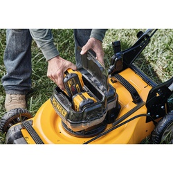 DEWALT DCMW220W2 Brushless Cordless Mower, Battery Included, 5 Ah, 20 V, Lithium-Ion, 20 in W Cutting