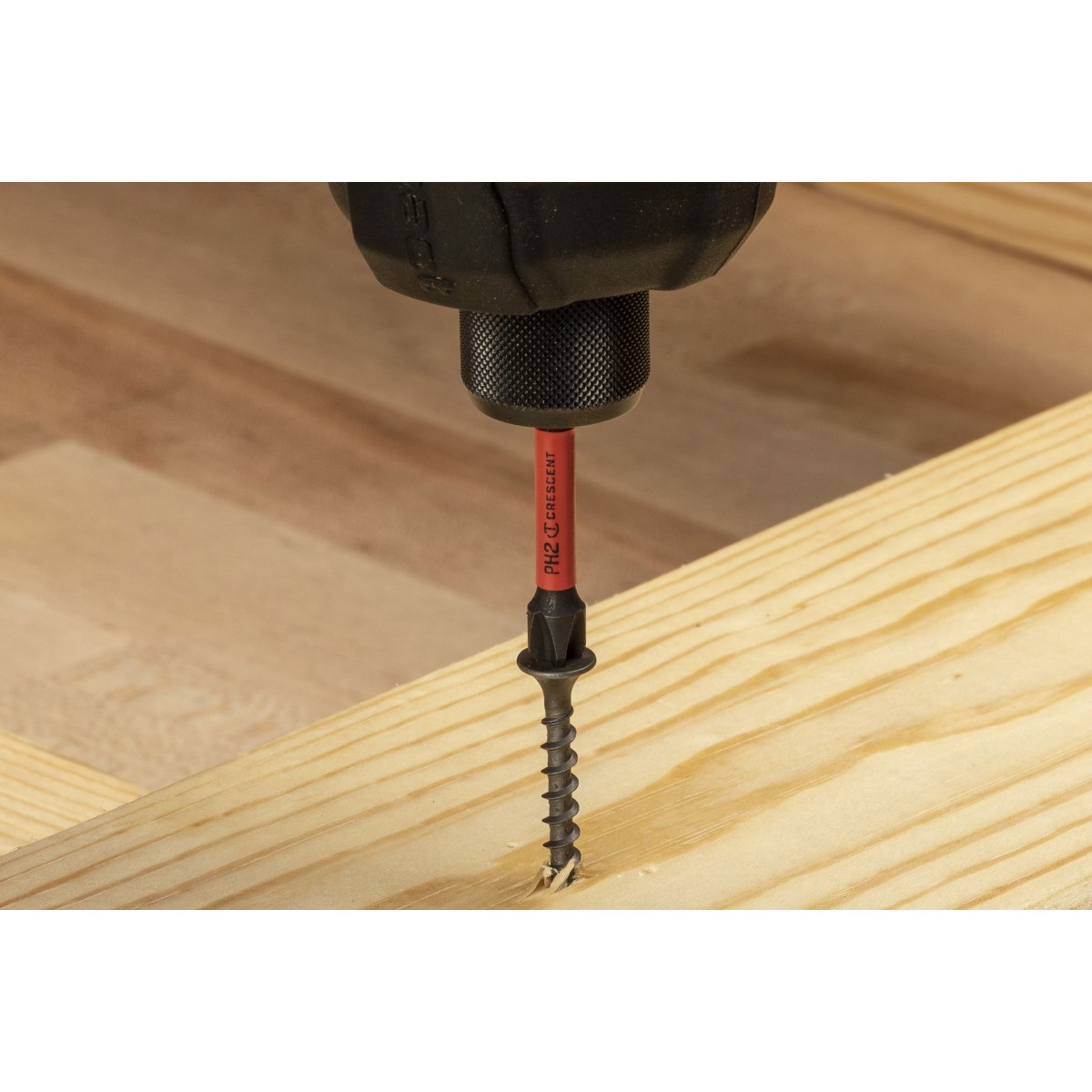 Crescent APEX Vortex CAVB2PH2-2 Impact Power Bit, #2 Drive, Phillips Drive, 1/4 in Shank, Hex Shank, 2 in L, Steel - 5