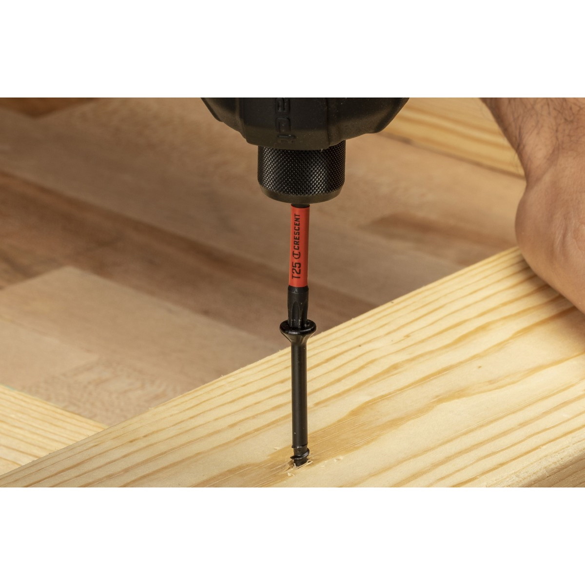 Crescent APEX Vortex CAVB2T25-2 Impact Power Bit, T25 Drive, Torx Drive, 1/4 in Shank, Hex Shank, 2 in L, Steel - 5
