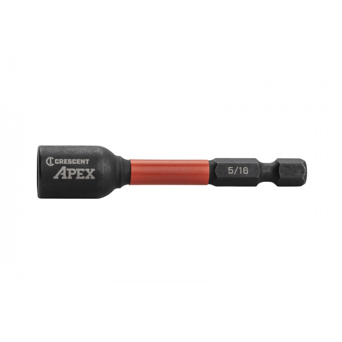 Crescent APEX Vortex CAVN2DHX20 Magnetic Nutsetter, 5/16 in Drive, 2.56 in L, Hex Shank - 1