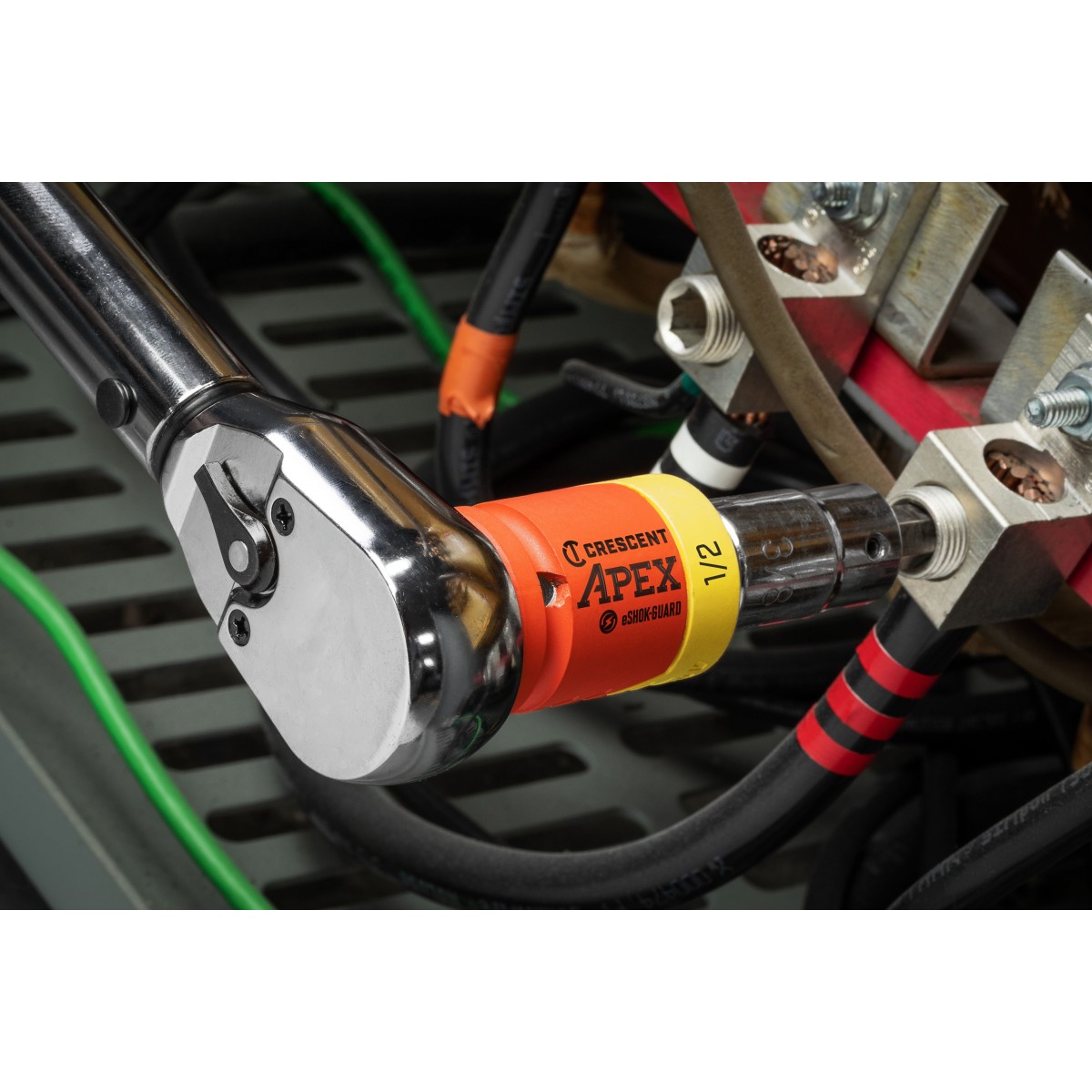 Crescent APEX eSHOK-GUARD Series CAEAD332 Socket Isolator Extension, 1/2 in Drive, Square Drive, 2-5/8 in L - 4