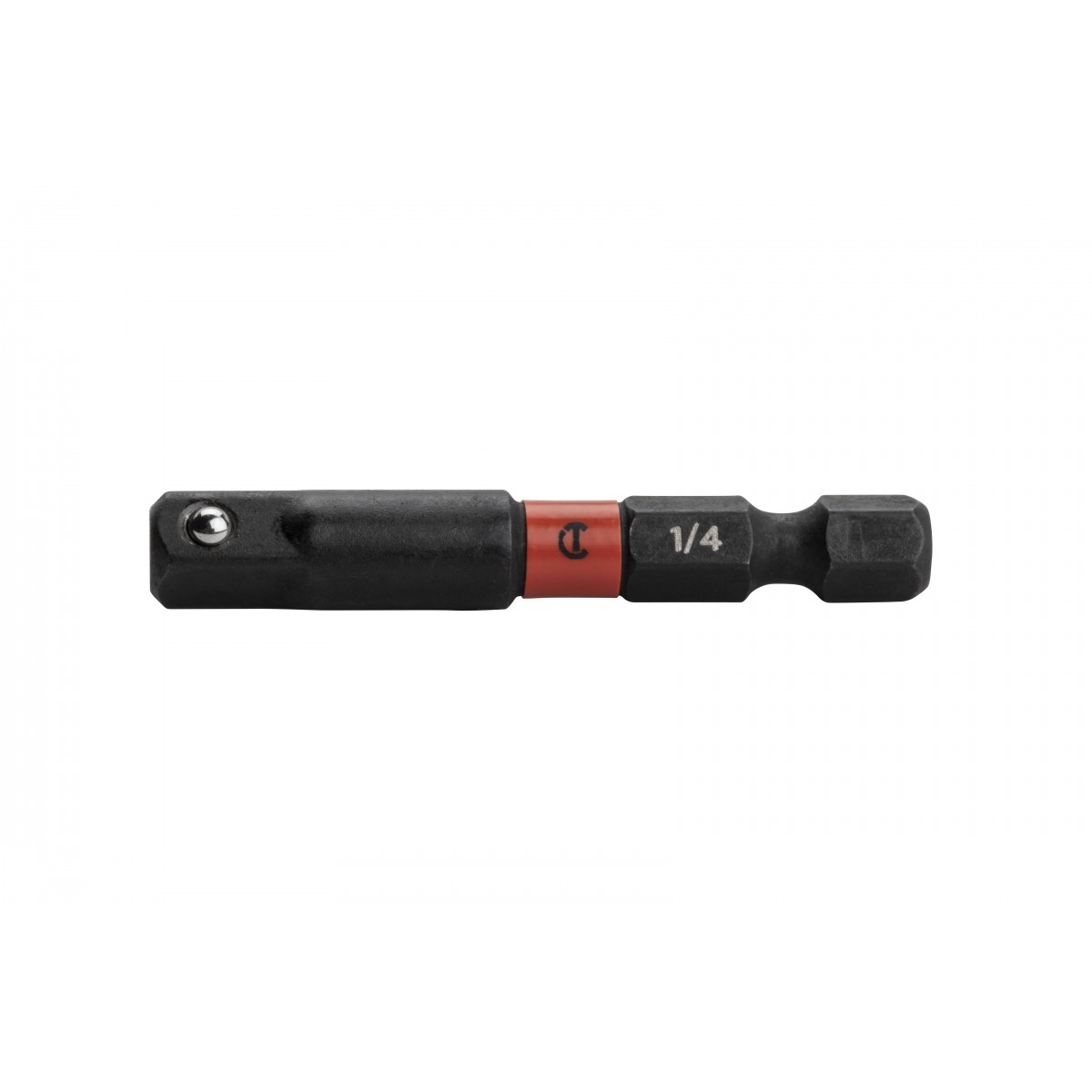 Crescent APEX Vortex CAVAD216 Impact Socket Adapter, 1/4 in Drive, Square Drive, 1-7/8 in L, Chrome Molybdenum Alloy - 1