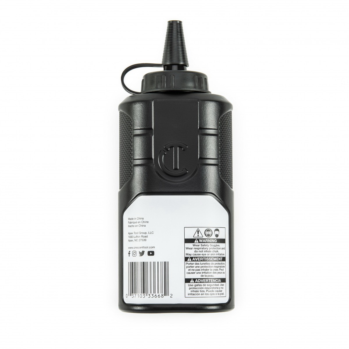 Crescent Lufkin CB08B Chalk Refill, Blue, 8 oz Bottle - 2