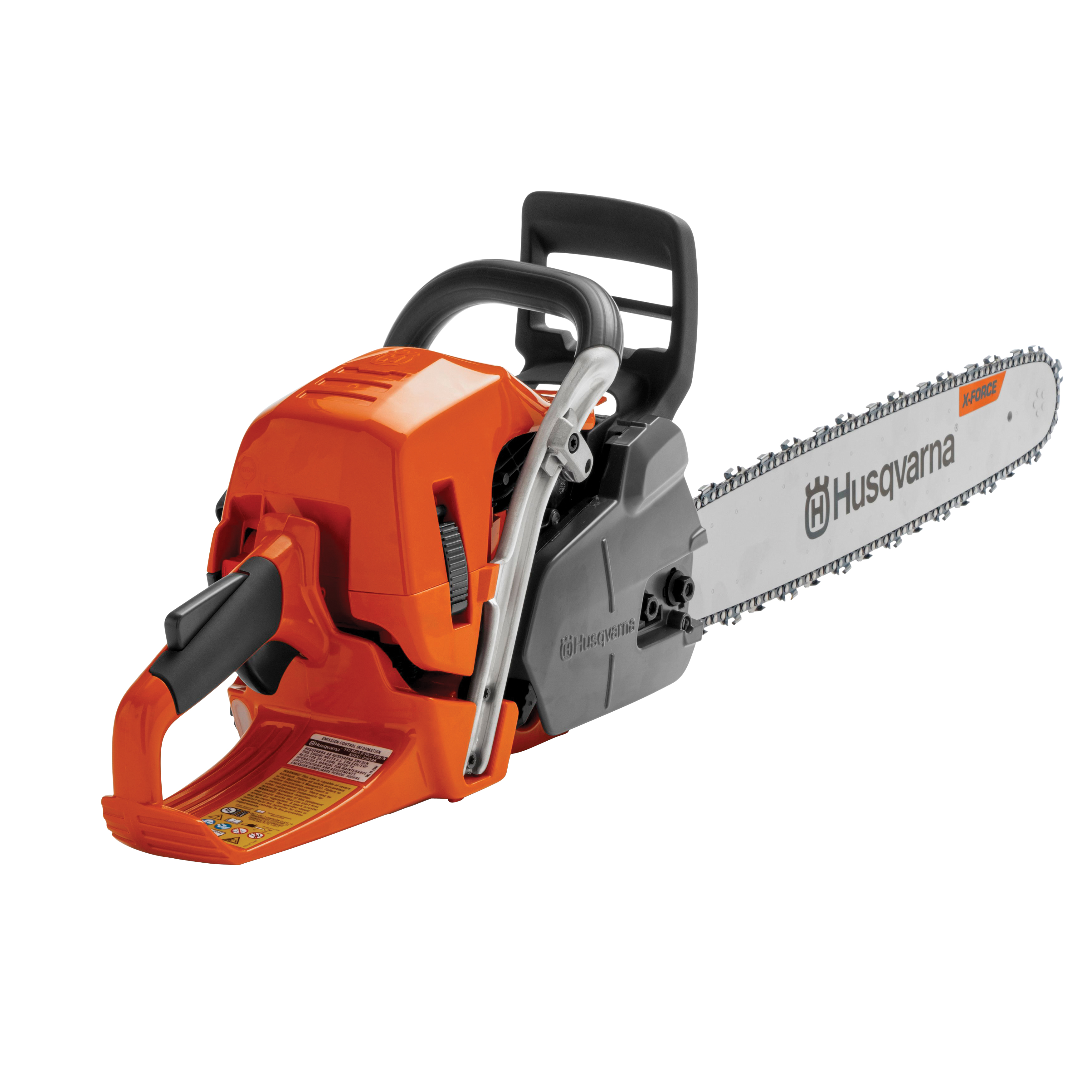 Husqvarna 545 Series 967690628 Chainsaw, Gas, 50.1 cc Engine Displacement, 2-Stroke, X-Torq Engine, 20 in L Bar, Orange