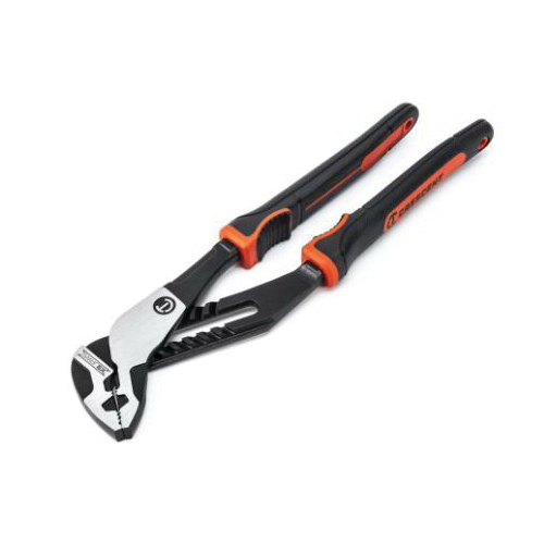 K9 Z2 Series RTZ210CG Tongue and Groove Plier, 10.8 in OAL, 2.1 in Jaw, Black/Rawhide Handle, Ergonomic Handle