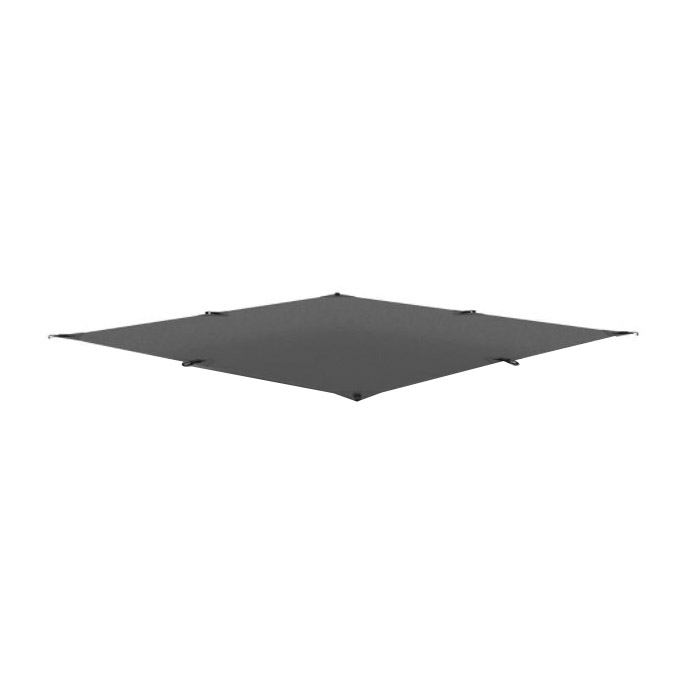 Toja Grid G130808GR1 Shade Sail, 8 ft L, 8 ft W, Steel Frame, HDPE Canopy, Graphite Canopy