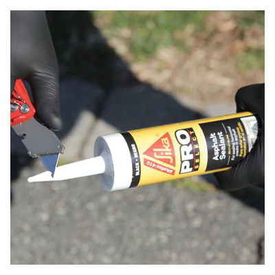 Sikaflex SIKAFLEX-410 Sealant, Liquid, Black, Mild, 9 oz Cartridge - 2