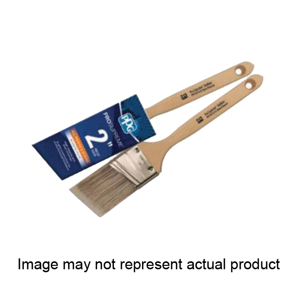 PPG ProSupreme PPG59276 Paint Brush, 3 in W, Angle Sash Brush, Nylon/Polyester Bristle