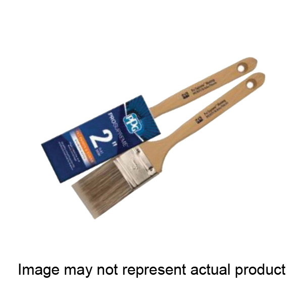 PPG ProSupreme PPG59278 Paint Brush, 2-1/2 in W, Flat Sash Brush, Nylon/Polyester Bristle