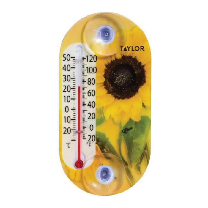 4765 Decorative Tube Thermometer, -40 to 120 deg F, Multi-Color Casing