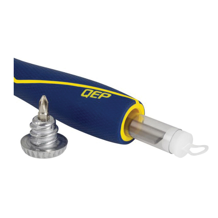QEP 62920 Floor and Wall Scraper, 4 in W Blade, Stainless Steel Blade, Non-Slip Handle, Plastic Handle