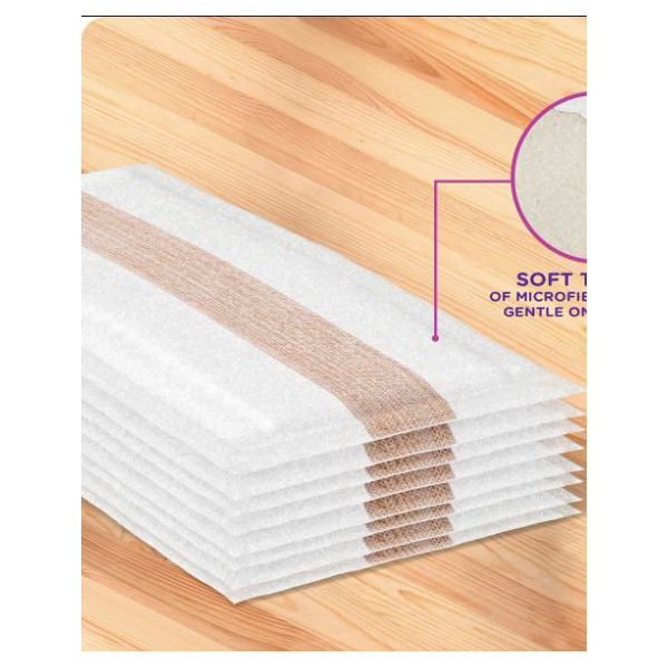 Swiffer WetJet 76562 Wood Mopping Pad Refill, Microfiber