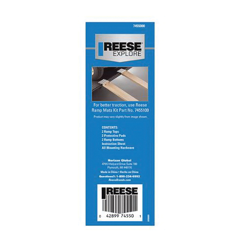 Reese Towpower Explore 7455000 Ramp Top and Bottom Kit, Aluminum